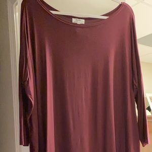 Piko Brand Burgundy Top Size L